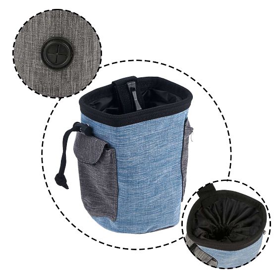 Leckerlitasche für Hunde MAILO blau