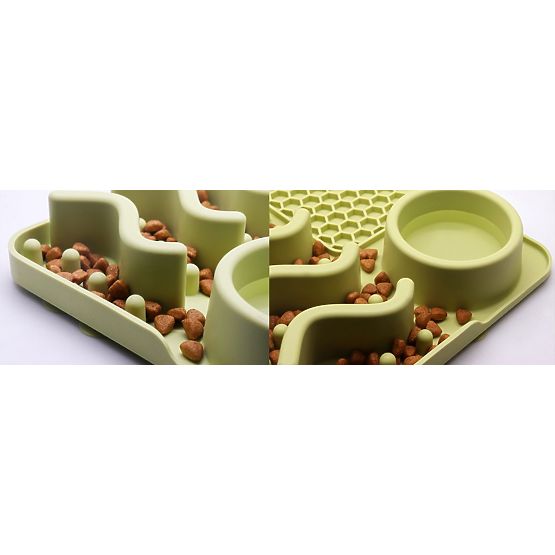 LECKMATTE FÜR LANGSAMERE NAHRUNGSAUFNAHME BLAU