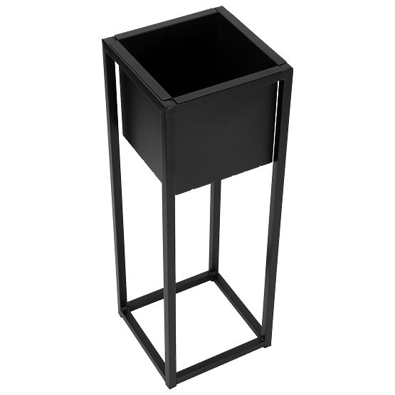 Loft-Blumentopf Concove 60 cm schwarz