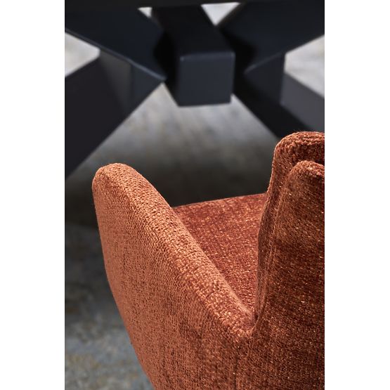 LUCIANO ausziehbarer Tisch, Platte: blauer Marmor (2p=1Stk)