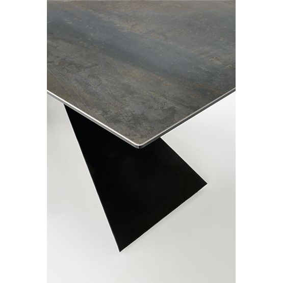 LUCIANO ausziehbarer Tisch, Platte: blauer Marmor (2p=1Stk)