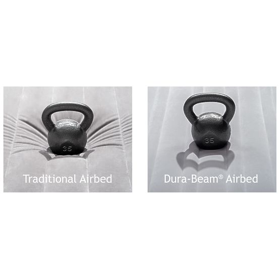 Luftmatratze Bett 236x152cm mit Pumpe für 2 Personen DELUXE 64448ND