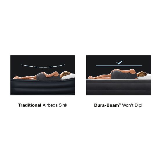 Luftmatratze Bett 236x152cm mit Pumpe für 2 Personen DELUXE 64448ND