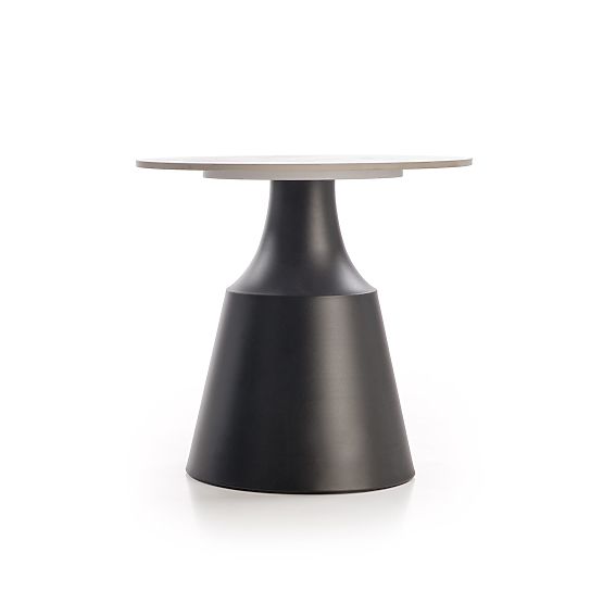 MAGNETA Set aus 2 Bänken, weißer Marmor / schwarz (2p=1Stk)