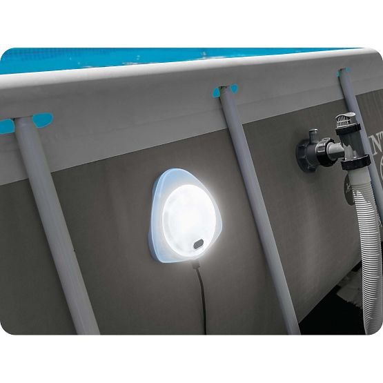 Magnetische Poollampe verschiedene Farben LED INTEX 28698