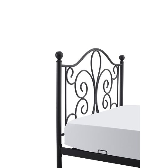 Metallbett PANAMA 120x200 – schwarz
