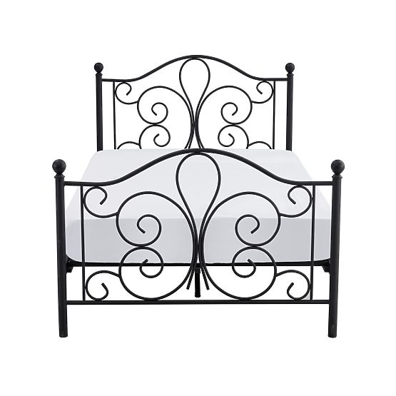 Metallbett PANAMA 120x200 – schwarz