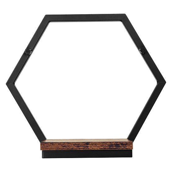 Metallblumenständer Regal schwarz Honung Rustic Loft