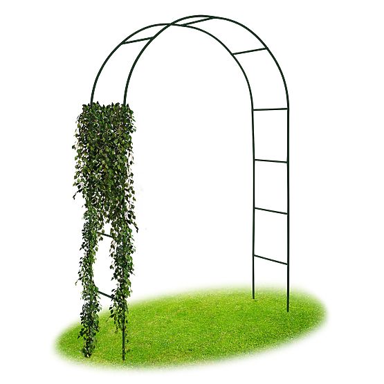 Metallpergola Bogen schwarz 240 cm