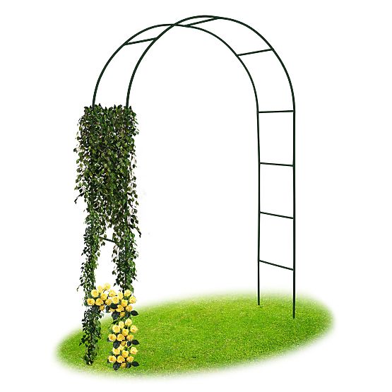 Metallpergola Bogen schwarz 240 cm
