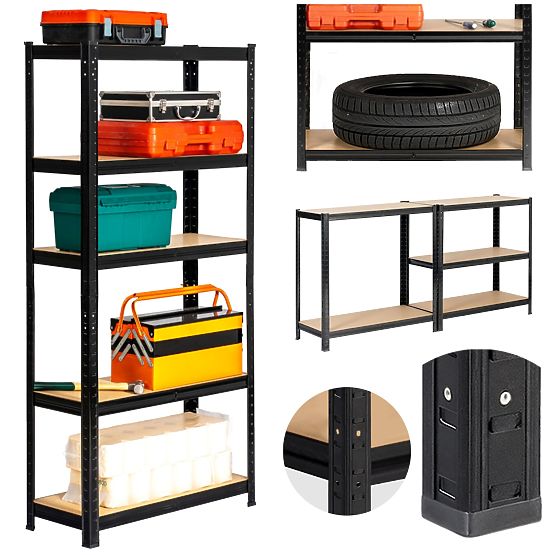 METALLREGAL 70x30x154 SCHWARZ