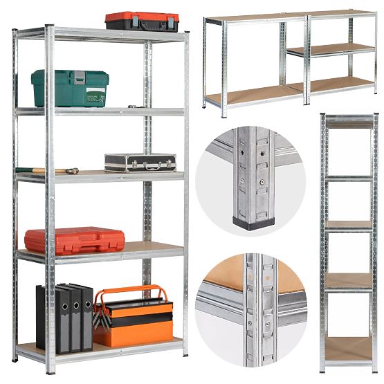 METALLREGAL 90x40x180 SILBER