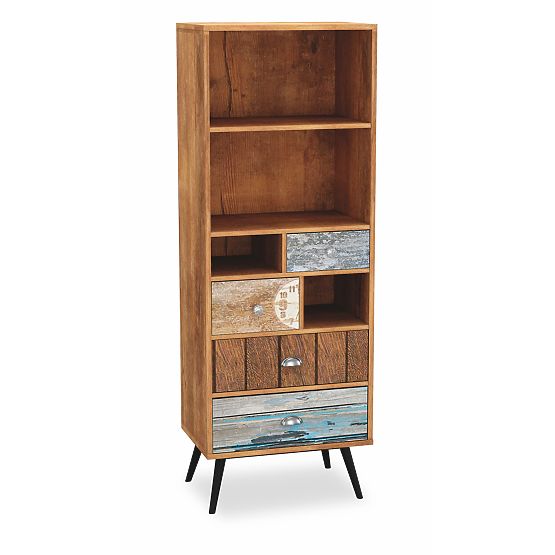 MEZO REG1 mehrfarbiges Bücherregal (1p=1Stk)