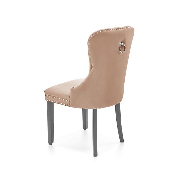 MIYA Stuhl schwarz / Bezug: beige (1p=2Stk)