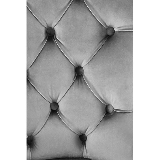 MIYA Stuhl schwarz / Bezug: grau (1p=2 Stk.)