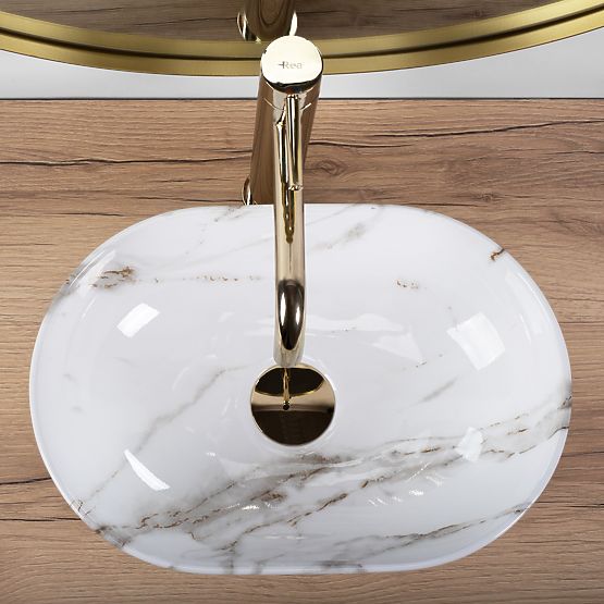 Möbelwaschbecken Rea AMELIA MINI AIAX SHINY