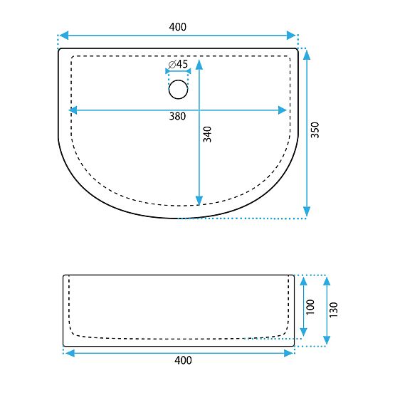 Möbelwaschbecken Rea CLARA