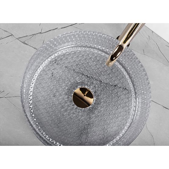 Möbelwaschbecken Rea Cristal Light Grey