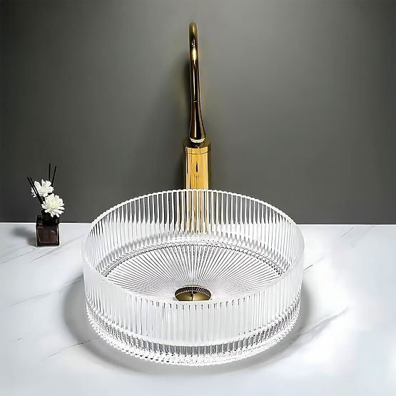 Möbelwaschbecken Rea Ingrid 36 Transparent