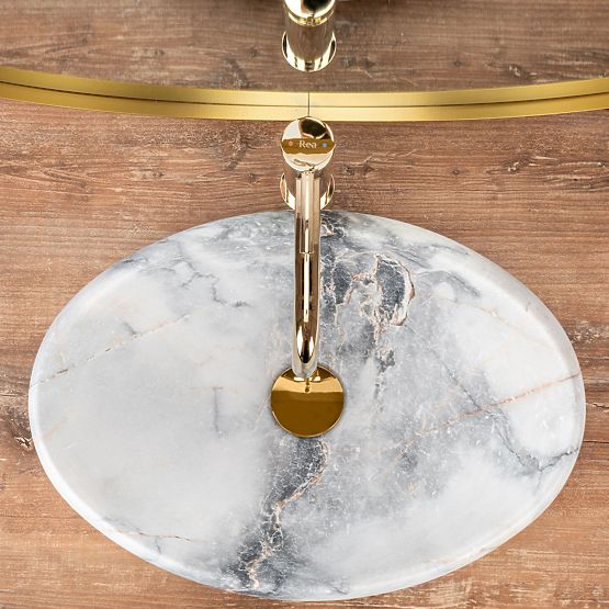 Möbelwaschbecken Rea Linda Granit Matt