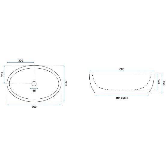 Möbelwaschbecken Rea Meryl