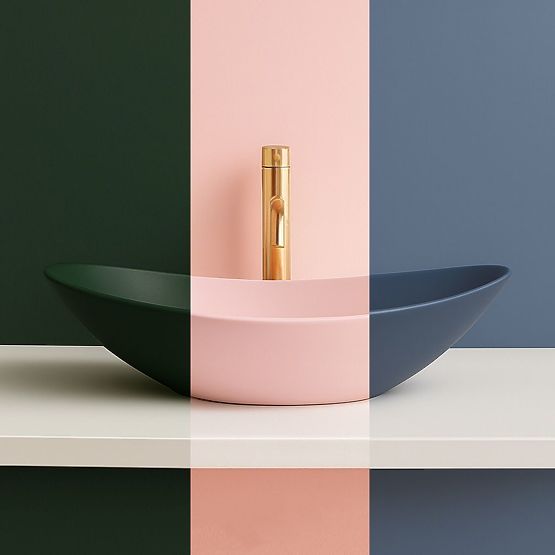 Möbelwaschbecken Rea Royal Blueberry Matt