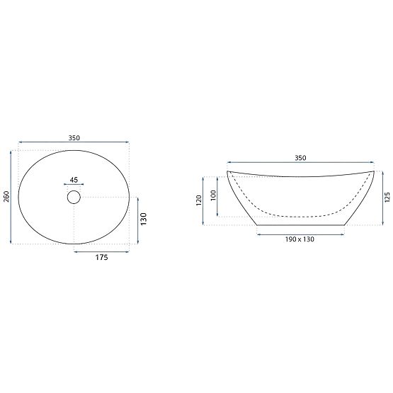 Möbelwaschbecken Rea Sofia Mini Kashmir