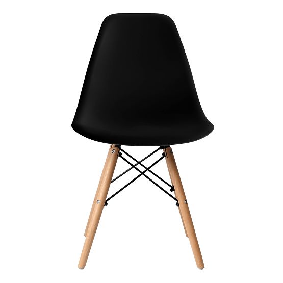 Moderne Stuhl Milano DSW PP schwarz
