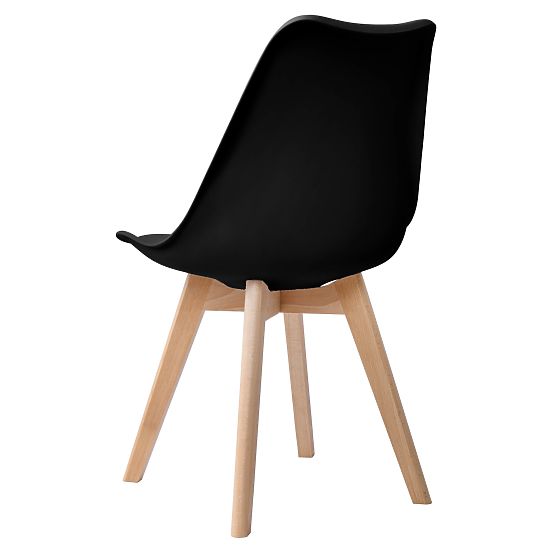 Moderne Stuhl Nantes DSW schwarz