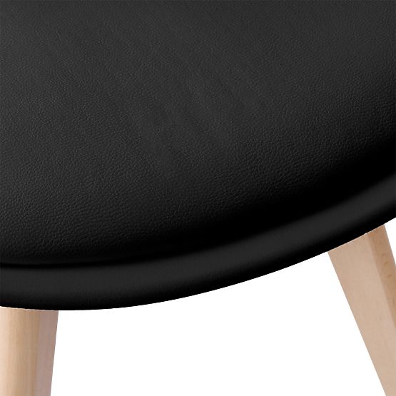 Moderne Stuhl Nantes DSW schwarz