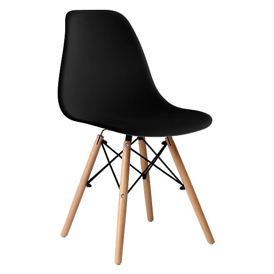 Moderne Stuhl Paris DSW schwarz