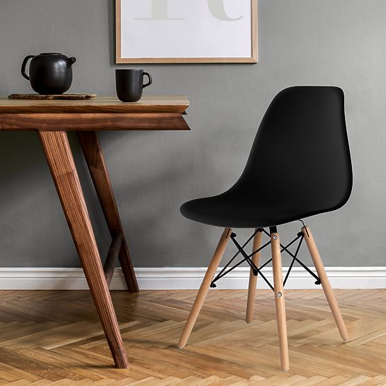 Moderne Stuhl Paris DSW schwarz