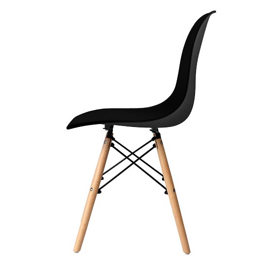 Moderne Stuhl Paris DSW schwarz
