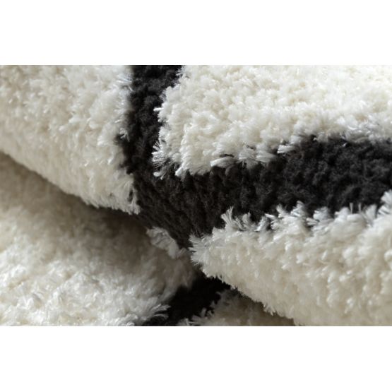 Moderner Teppich MODE 8377 Abstraktion Creme/Schwarz