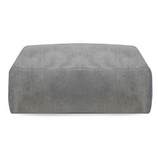 Modulare Gartenecksofa Vacuum IV mit Bezug, grau
