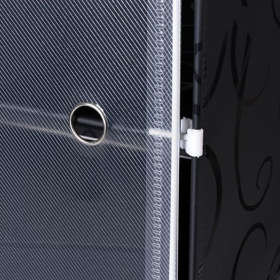Modularer Schuhschrank Kleiderschrank Pola schwarz