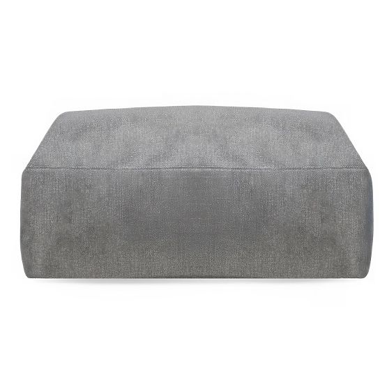 Modulares Gartenecksofa Vacuum III mit Bezug, grau