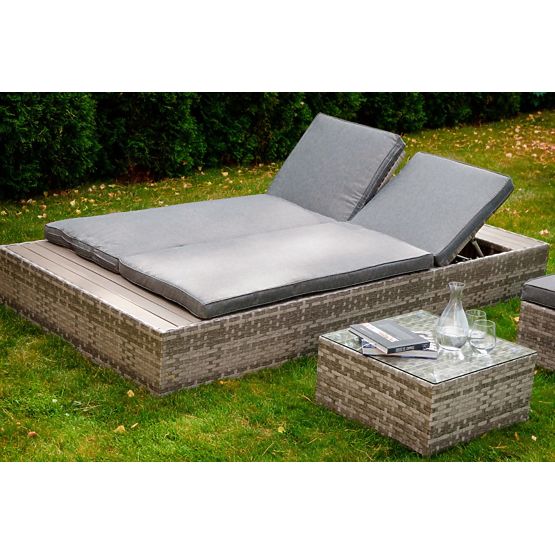 Multifunktionales Bett aus Technorattan DIABOLICO