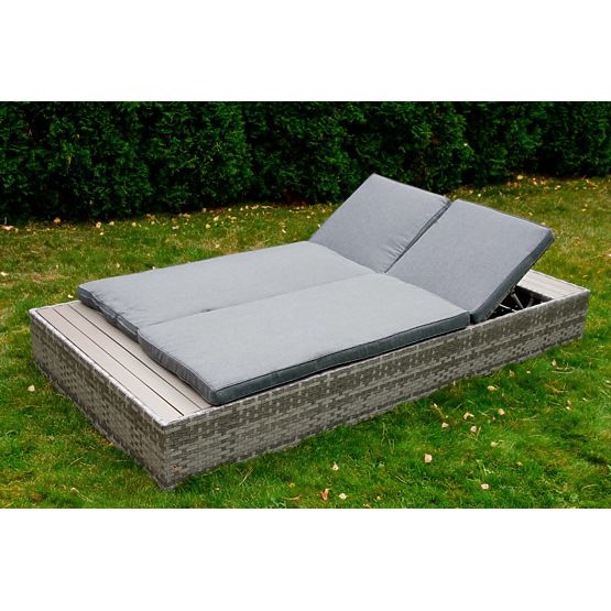 Multifunktionales Bett aus Technorattan DIABOLICO