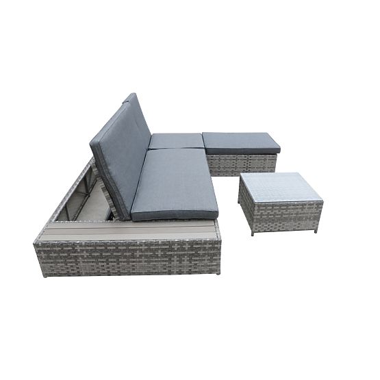 Multifunktionales Bett aus Technorattan DIABOLICO