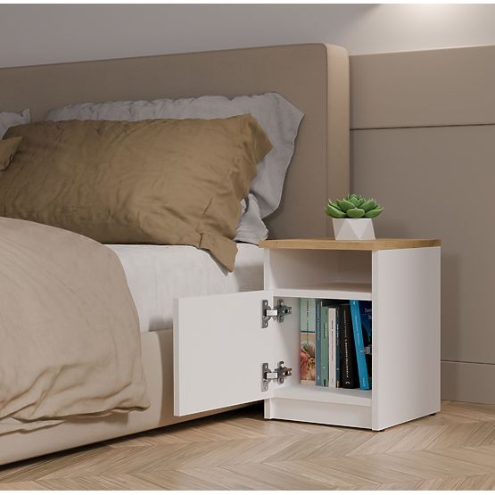 Nachttisch GALAX 30/1D WEISS-ARTISAN