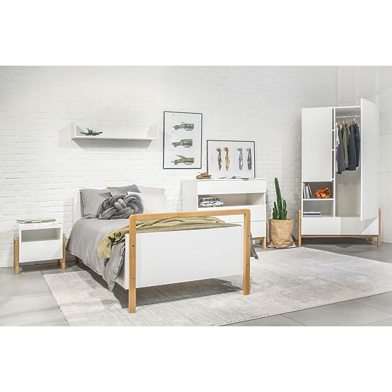 Nachttisch Viktor - weiß