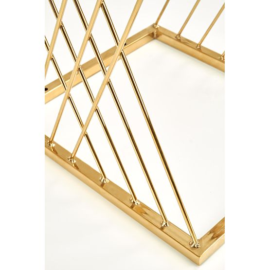 NANCY Tisch gold / transparent