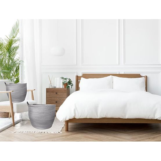 Natürliche BOHO-Körbe - Set mit 3 Stück