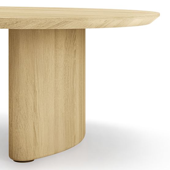 Ovaler Couchtisch Segretto, Natur-Eiche