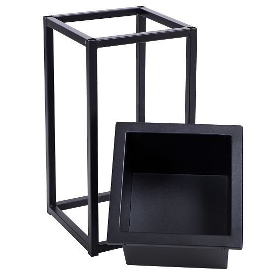 Pflanzenständer Concove Loft 40 cm schwarz