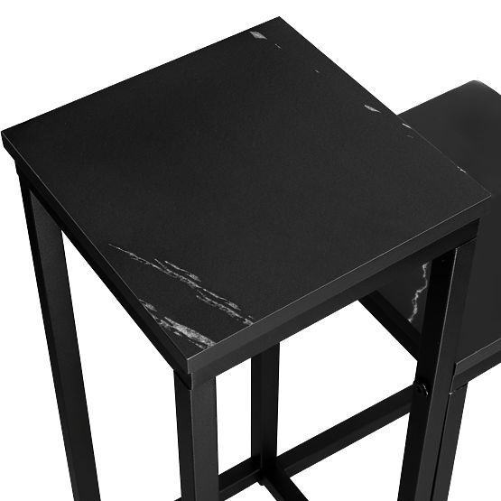 Pflanzenständer Munir schwarzer Marmor