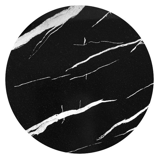 Pflanzenständer TRETORRI schwarzer Marmor