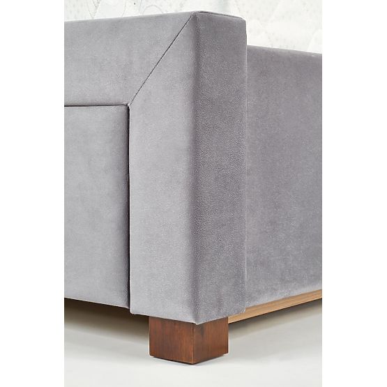 Polsterbett 160x200 SABRINA – dunkelgrau