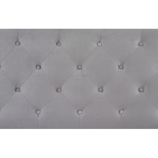 Polsterbett 160x200 SABRINA – dunkelgrau